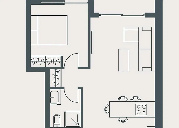 Deluxe 1-bedroom In The Heart Of Apartamento *